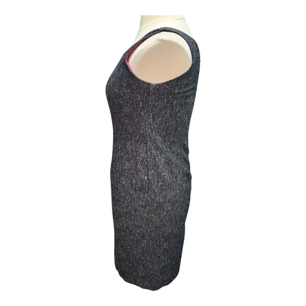 Jessica Howard Tweed Dress Women’s Petite 12P Gray White Sleeveless Office Churc - Picture 5 of 16